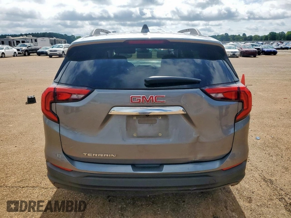 2020 GMC Terrain SLE with VIN 3GKALMEV8LL180783, listed as a Copart auction lot 60984115 with 125,021 mi miles and Salvage title. Bid and sale history available at DreamBid. Image 6.