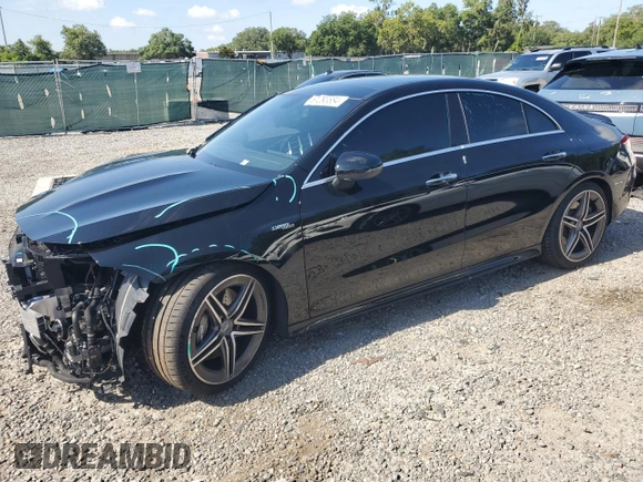2021 Mercedes-Benz CLA 45 AMG with VIN W1K5J5DB3MN196008, listed as a Copart auction lot 61293884 with 31,051 mi miles and Salvage Title. Bid and sale history available at DreamBid. Image 1.