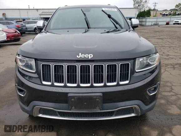 2014 Jeep Grand Cherokee Limited z VIN 1C4RJFBG7EC546642, wystawiony jako Copart lot #61445615 z przebiegiem 128 921 mil mil oraz Szkoda całkowita • Salvage title. Historia ofert i sprzedaży dostępna na DreamBid. Obrazek 5.