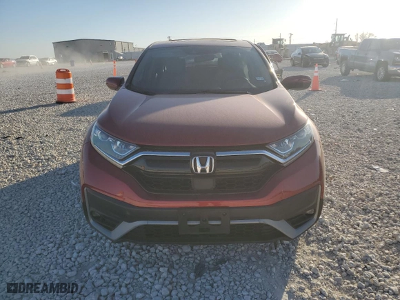 2022 Honda CR-V EX with VIN 5J6RW1H5XNL000115, listed as a Copart auction lot 48610565 with 12,172 mi miles and Salvage Title. Bid and sale history available at carsss.com. Image 5.