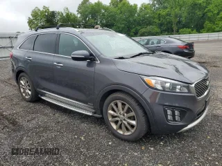 2016 Kia Sorento SX z VIN 5XYPKDA51GG152979, wystawiony jako Copart lot #57942165 z przebiegiem 189 283 mil mil oraz Szkoda całkowita • Salvage title. Historia ofert i sprzedaży dostępna na DreamBid. Obrazek 4.