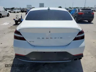 2022 Genesis G70 2.0T with VIN KMTG34TA6NU098521, listed as a Copart auction lot 55772275 with 30,439 mi miles and Salvage title. Bid and sale history available at DreamBid. Image 6.
