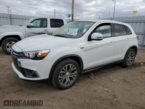 2018 Mitsubishi Outlander Sport ES 2.0 with VIN JA4AR3AU1JZ017720, listed as a Copart auction lot 50654725 with 99,038 mi miles and Salvage Title. Bid and sale history available at carsss.com. Image 1.