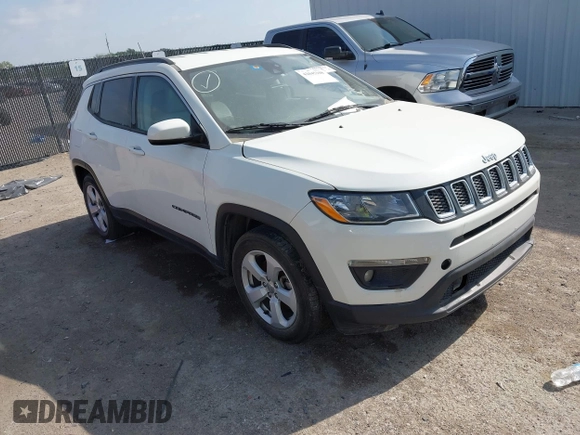2021 Jeep Compass Latitude with VIN 3C4NJCBBXMT563942, listed as a IAAI auction lot 42045108 with 166,153 mi miles and . Bid and sale history available at DreamBid. Image 1.