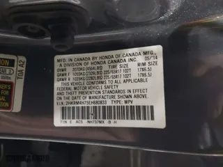 2014 Honda CR-V EX-L with VIN 2HKRM4H75EH680833, listed as a IAAI auction lot 41950235 with 178,929 mi miles. Bid and sale history available at carsss.com. Image 9.