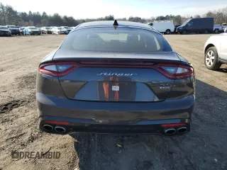 2019 Kia Stinger GT1 with VIN KNAE45LC2K6062459, listed as a Copart auction lot 85746864 with 113,895 mi miles and Salvage Title. Bid and sale history available at DreamBid. Image 6.