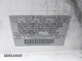2016 Nissan Note SR z VIN 3N1CE2CP0GL390410, wystawiony jako IAAI lot #42036349 z przebiegiem 170 608 mil mil oraz . Historia ofert i sprzedaży dostępna na DreamBid. Obrazek 9.