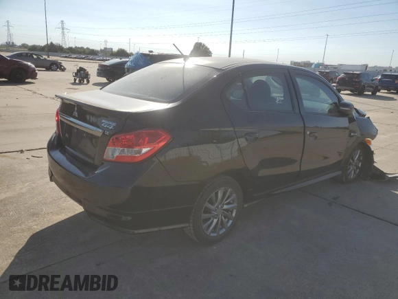 2018 Mitsubishi Mirage G4 SE with VIN ML32F4FJ6JHF05287, listed as a Copart auction lot 76420434 with 95,829 mi miles and Salvage Title. Bid and sale history available at carsss.com. Image 3.