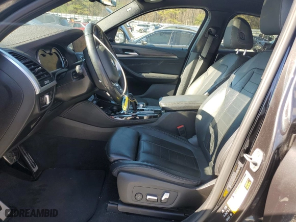 2019 BMW X4 M40i with VIN 5UXUJ5C53KLJ63471, listed as a Copart auction lot 83407004 with 89520 miles and Salvage Title. Bid and sale history available at carsss.com. Image 7.