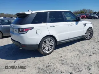 2017 Land Rover Range Rover Sport SE with VIN SALWG2FVXHA143864, listed as a IAAI auction lot 41855429 with 105,323 mi miles. Bid and sale history available at carsss.com. Image 4.