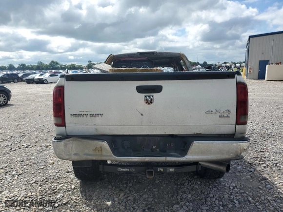 2006 Dodge Ram 2500 SLT with VIN 3D7KS28C06G197923, listed as a Copart auction lot 81618043 with 0 mi miles and Non Repairable. Bid and sale history available at carsss.com. Image 6.