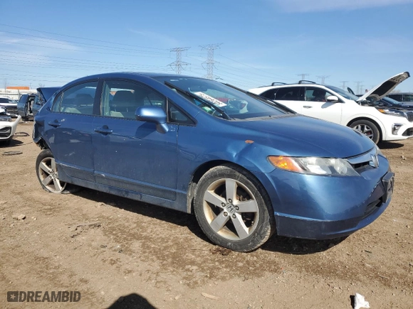 2007 Honda Civic Sdn EX with VIN 1HGFA16817L143639, listed as a Copart auction lot 50264575 with 116,393 mi miles and Salvage Title. Bid and sale history available at carsss.com. Image 4.