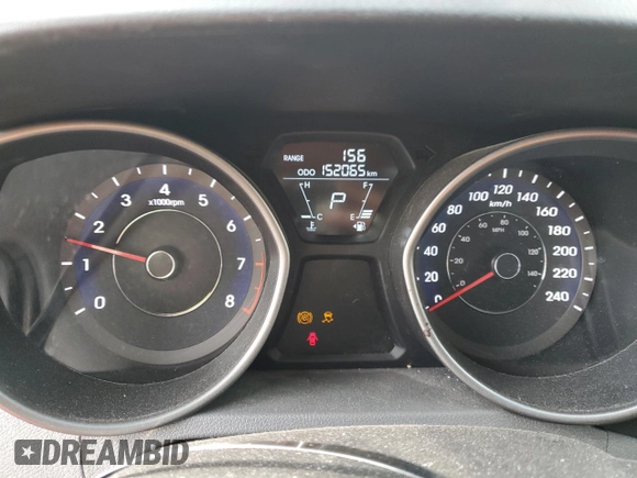 2013 Hyundai Elantra Limited z VIN 5NPDH4AE5DH439750, wystawiony jako Copart lot #59138845 z przebiegiem 152 065 mil mil oraz Nie do naprawy • Non repairable. Historia ofert i sprzedaży dostępna na DreamBid. Obrazek 9.