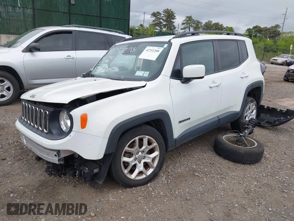 2017 Jeep Renegade Latitude z VIN ZACCJBBB4HPG04483, wystawiony jako IAAI lot #42252208 z przebiegiem 68 088 mil mil oraz . Historia ofert i sprzedaży dostępna na DreamBid. Obrazek 16.