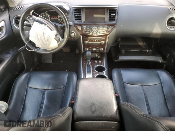2016 Nissan Pathfinder Platinum with VIN 5N1AR2MN2GC644860, listed as a Copart auction lot 80128544 with 110,940 mi miles and Salvage Title. Bid and sale history available at carsss.com. Image 8.