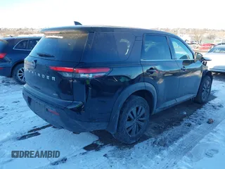 2024 Nissan Pathfinder S with VIN 5N1DR3AC1RC221213, listed as a IAAI auction lot 41213372 with 11,183 mi miles and . Bid and sale history available at DreamBid. Image 4.