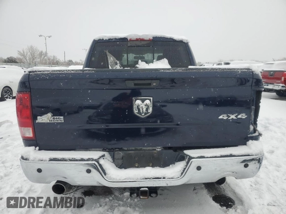 2012 Ram 1500 Big Horn with VIN 1C6RD7LTXCS156086, listed as a Copart auction lot 88096245 with 138,476 mi miles and Salvage Title. Bid and sale history available at carsss.com. Image 6.
