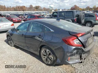 2017 Honda Civic EX-T with VIN 19XFC1E36HE019696, listed as a Copart auction lot 78123564 with 79,698 mi miles and Salvage Title. Bid and sale history available at DreamBid. Image 2.