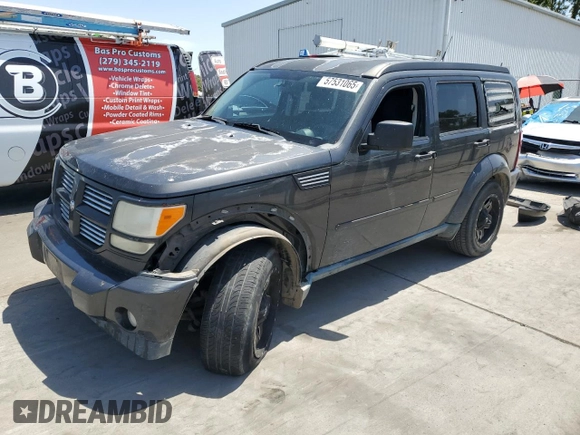 2011 Dodge Nitro Heat with VIN 1D4PU4GK7BW546475, listed as a Copart auction lot 57531065 with 157,935 mi miles and Salvage title. Bid and sale history available at DreamBid. Image 1.