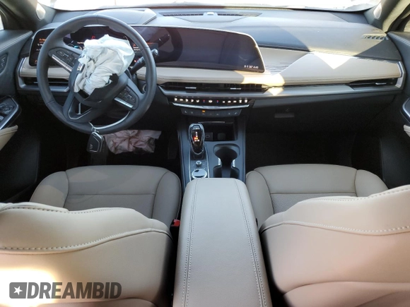 2024 Cadillac XT4 FWD Premium Luxury with VIN 1GYFZCR47RF213944, listed as a Copart auction lot 87674675 with 1,606 mi miles and Salvage title. Bid and sale history available at DreamBid. Image 8.