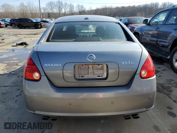2008 Nissan Maxima 3.5 SL with VIN 1N4BA41E98C805177, listed as a Copart auction lot 41879435 with 212,948 mi miles and Salvage Title. Bid and sale history available at carsss.com. Image 6.