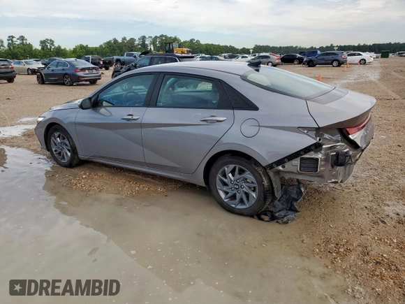 2024 Hyundai Elantra SEL with VIN KMHLM4DG5RU693830, listed as a Copart auction lot 56229385 with 23,682 mi miles and Salvage title. Bid and sale history available at DreamBid. Image 2.