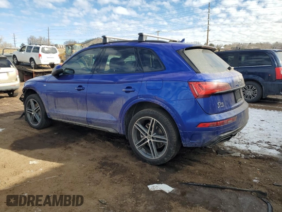 2023 Audi Q5 S line Premium Plus with VIN WA1E2AFY3P2053545, listed as a Copart auction lot 43109325 with 32,686 mi miles and Salvage title. Bid and sale history available at DreamBid. Image 2.