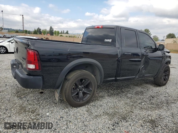 2023 Ram 1500 Warlock z VIN 1C6RR7GG5PS520287, wystawiony jako Copart lot #54423575 z przebiegiem 38 542 mil mil oraz Szkoda całkowita • Salvage title. Historia ofert i sprzedaży dostępna na DreamBid. Obrazek 3.