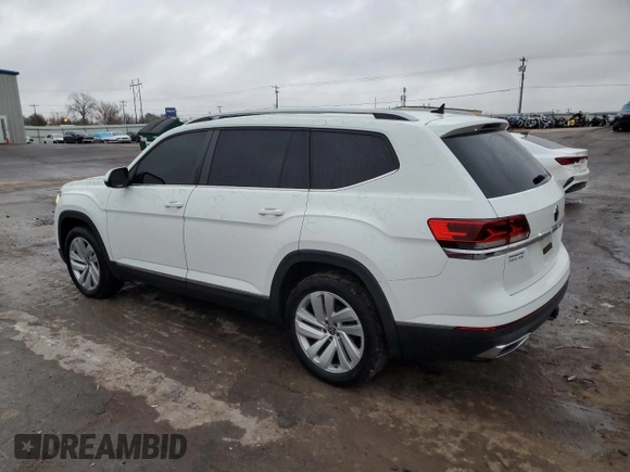 2021 Volkswagen Atlas SEL with VIN 1V2ER2CA3MC509997, listed as a Copart auction lot 83941054 with 77,462 mi miles and Salvage title. Bid and sale history available at DreamBid. Image 2.