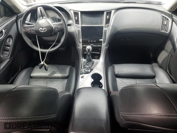 2019 Infiniti Q50 Luxe с VIN JN1EV7AP4KM540753, выставлен на аукционе Copart как лот 49520365 с пробегом 63 269 миль миль и Списание • Salvage title. История ставок и продаж доступна на DreamBid. Изображение 8.