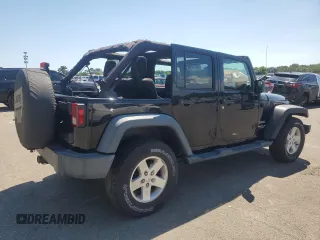 2017 Jeep Wrangler Unlimited Sport with VIN 1C4HJWDG8HL744823, listed as a Copart auction lot 65827465 with 51,859 mi miles and Salvage title. Bid and sale history available at DreamBid. Image 3.