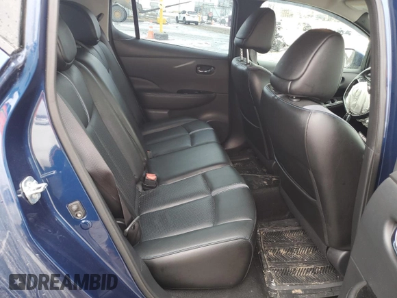 2018 Nissan LEAF S with VIN 1N4AZ1CP4JC305063, listed as a Copart auction lot 49671435 with 128,514 mi miles and Salvage Title. Bid and sale history available at DreamBid. Image 10.
