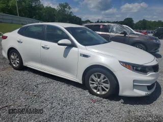 2018 Kia Optima LX with VIN 5XXGT4L38JG184655, listed as a Copart auction lot 55664925 with 114,997 mi miles and Clean Title. Bid and sale history available at carsss.com. Image 4.