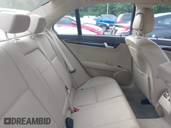 2014 Mercedes-Benz C 250 Sport with VIN WDDGF4HB9EA919237, listed as a IAAI auction lot 39876154 with 110,766 mi miles and . Bid and sale history available at carsss.com. Image 8.