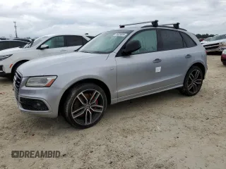 2017 Audi SQ5 Prestige with VIN WA1VCAFP2HA008642, listed as a Copart auction lot 74329584 with 0 mi miles and Salvage Title. Bid and sale history available at carsss.com. Image 1.