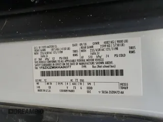 2019 Ford Transit Passenger XL with VIN 1FBZX2ZM9KKA06377, listed as a Copart auction lot 43144675 with 105,313 mi miles and Salvage Title. Bid and sale history available at DreamBid. Image 15.