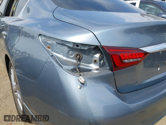 2018 Infiniti Q50 3.0t LUXE with VIN JN1EV7AP9JM352079, listed as a IAAI auction lot 42030404 with 62,550 mi miles. Bid and sale history available at carsss.com. Image 17.