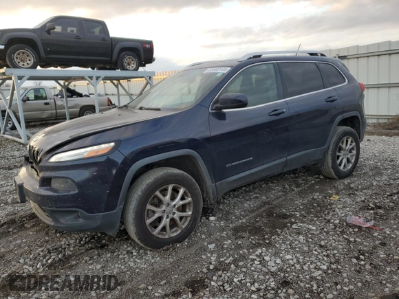 2015 Jeep Cherokee Latitude with VIN 1C4PJMCS8FW682275, listed as a Copart auction lot 85960144 with 139,509 mi miles and Salvage Title. Bid and sale history available at DreamBid. Image 1.