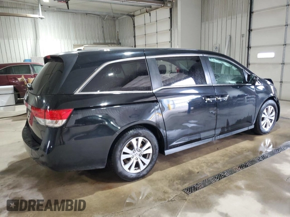 2016 Honda Odyssey EX-L with VIN 5FNRL5H63GB153195, listed as a Copart auction lot 53868175 with 142,597 mi miles and Salvage Title. Bid and sale history available at carsss.com. Image 3.