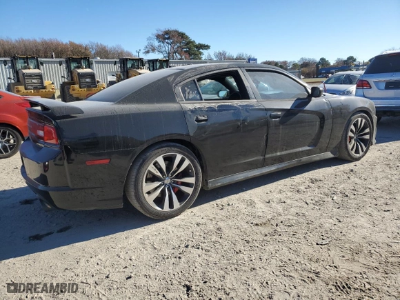 2012 Dodge Charger SRT8 with VIN 2C3CDXEJ4CH228471, listed as a Copart auction lot 82397844 with 125,437 mi miles and Salvage Title. Bid and sale history available at carsss.com. Image 3.