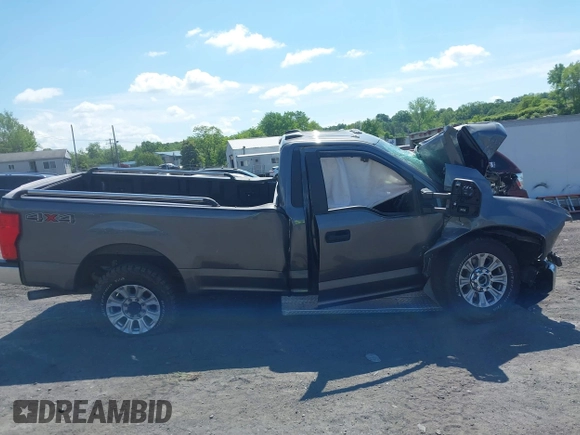 2021 Ford F-250 XL with VIN 1FTBF2B61MEC55902, listed as a IAAI auction lot 42387888 with Not provided miles and . Bid and sale history available at DreamBid. Image 12.