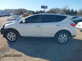 2014 Nissan Murano S with VIN JN8AZ1MW8EW529218, listed as a IAAI auction lot 41397594 with 83,421 mi miles and . Bid and sale history available at DreamBid. Image 14.