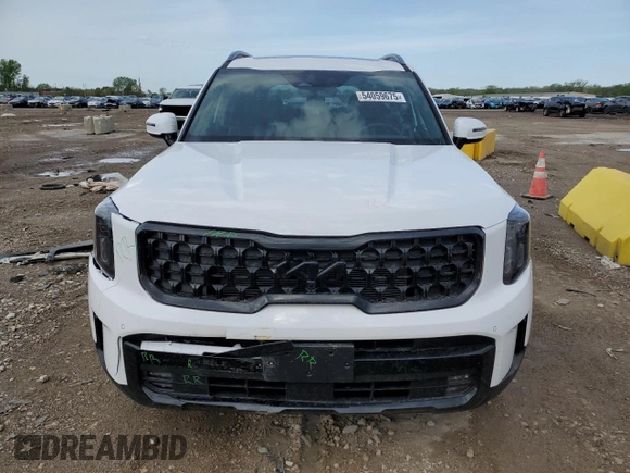 2025 Kia Telluride SX X-Line с VIN 5XYP5DGC0SG615829, выставлен на аукционе Copart как лот 54059675 с пробегом 5 337 миль миль и Списание • Salvage title. История ставок и продаж доступна на DreamBid. Изображение 5.