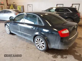 2003 Audi A4 1.8T with VIN WAULC68E73A275495, listed as a IAAI auction lot 41525711 with 184,591 mi miles. Bid and sale history available at carsss.com. Image 3.