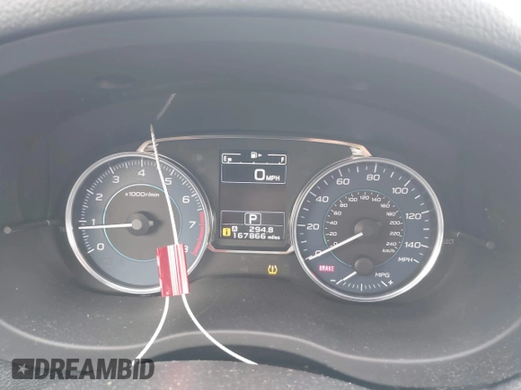 2016 Subaru Crosstrek Premium with VIN JF2GPABC8G8300650, listed as a IAAI auction lot 42327949 with 167,866 mi miles and . Bid and sale history available at DreamBid. Image 7.