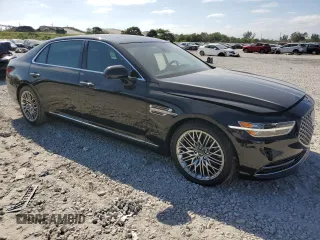 2021 Genesis G90 3.3T Premium with VIN KMTF34PA9MU087162, listed as a Copart auction lot 87904035 with 5,232 mi miles and Salvage Title. Bid and sale history available at carsss.com. Image 4.