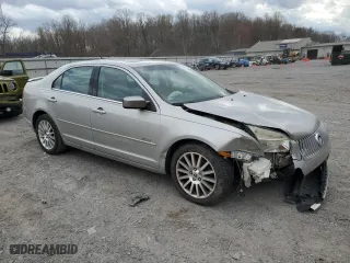 2007 Mercury Milan Premier with VIN 3MEHM08Z77R608164, listed as a Copart auction lot 51136515 with 208,136 mi miles and Salvage Title. Bid and sale history available at carsss.com. Image 4.