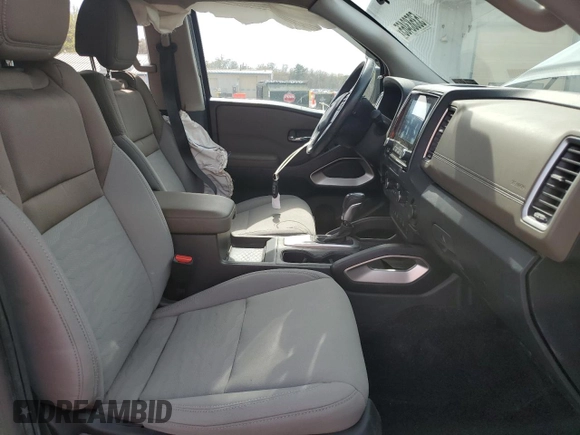 2022 Nissan Frontier SV with VIN 1N6ED1EKXNN605404, listed as a Copart auction lot 53583465 with 59,438 mi miles and Salvage title. Bid and sale history available at DreamBid. Image 7.