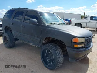 2002 GMC Yukon SLT z VIN 1GKEK13Z02R189557, wystawiony jako IAAI lot #42249286 z przebiegiem Nie podano mil oraz . Historia ofert i sprzedaży dostępna na DreamBid. Obrazek 1.