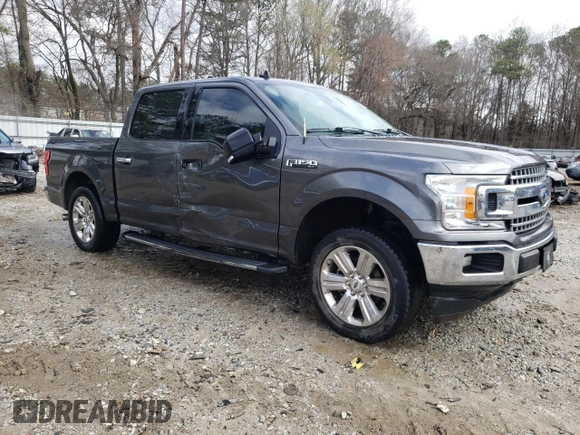 2019 Ford F-150 XL with VIN 1FTEW1CP1KFA91895, listed as a Copart auction lot 47678635 with 130,978 mi miles and Salvage Title. Bid and sale history available at carsss.com. Image 4.